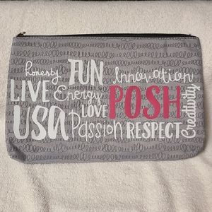 Perfectly Posh Zipper Pouch NEW make up bag